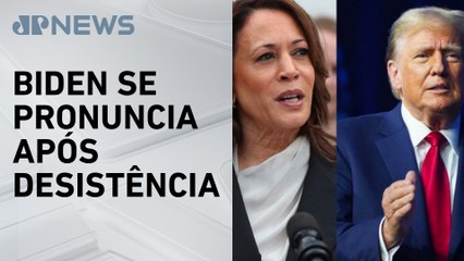 Trump chama Kamala Harris de “mentirosa” e “incompetente” durante comício