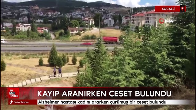 Kocaeli'de kayıp kadın aranırken çürümüş bir ceset bulundu