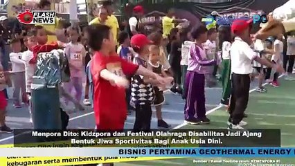 MENPORA DITO HADIRI KIDZPORA FESTIVAL DAN FESTIVAL OLAHRAGA DISABILITAS