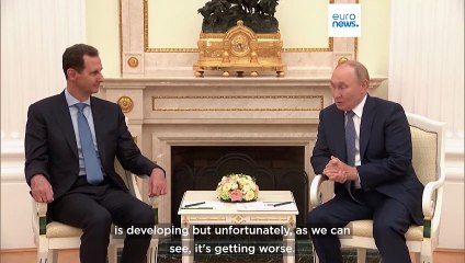 Putin and al-Assad meet as Middle East tensions continue to rise