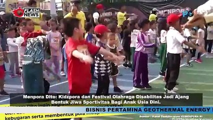 Menpora Dito Hadiri Kidzpora Festival dan Festival Olahraga Disabilitas