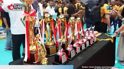 Menpora Dito Menutup Kompetisi Bola Voli PLN Mobile Proliga