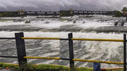 महाराष्ट्र में तेज बारिश, खडकवासला डैम भरा, मुथा नदी के आसपास के इलाकों में अलर्ट