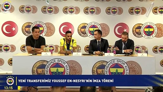 Fenerbahçe, Youssef En-Nesyri için imza töreni düzenledi