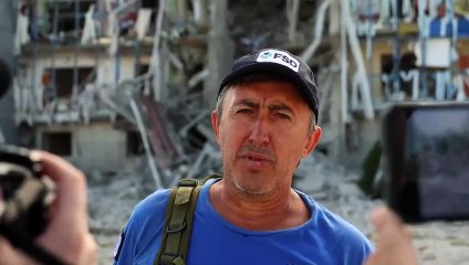 Un cohete ruso alcanza la oficina de la fundación suiza FSD de desminado humanitario en Járkov