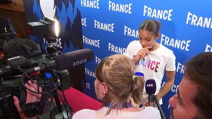 JO-2024: "Les Jeux à Paris, c'est un rêve" pour la gymnaste Mélanie De Jesus Dos Santos