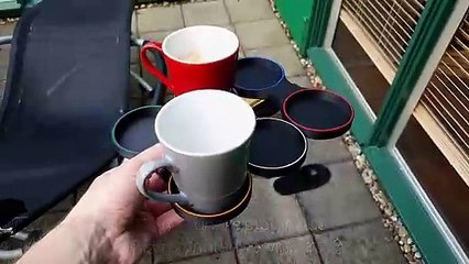  Serving Tray Design - 3D Printed Cup Holder - Cup Holder STL - Coffee Cup Holder