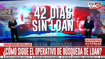 Caso Loan: ¿cómo sigue el operativo de búsqueda?