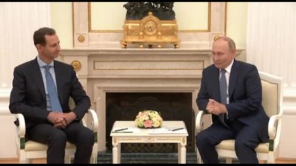 L'incontro fra Putin e Assad al Cremlino