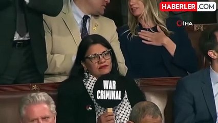 ABD Temsilciler Meclisi Müslüman üyesi Tlaib'ten Netanyahu'ya dövizli tepki: "Soykırım Suçlusu"
