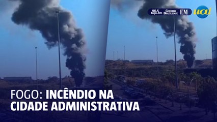 Central de ar condicionado pega fogo na Cidade Administrativa