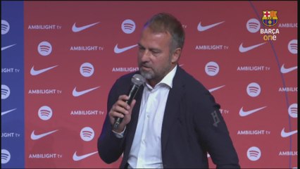 FLICK: "ESPERO que LAMINE mantenga LOS PIES EN EL SUELO"