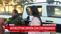 Intervención a un camión con contrabando acabó en persecución y con vehículos de la Aduana dañados