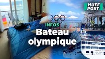 À Tahiti, le bateau-village olympique impressionne les athlètes avec sa vue et ses (vrais) lits