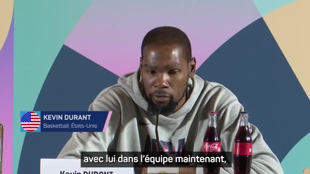 Paris 2024 - Durant : “Wembanyama fait partie de ces gars qui peuvent faire avancer le jeu”