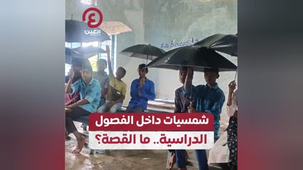 شمسيات داخل الفصول الدراسية.. ما القصة؟