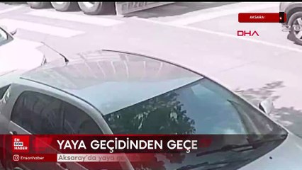 Aksaray'da yaya geçidinden yolun karşısına geçen çocuğa tır çarptı