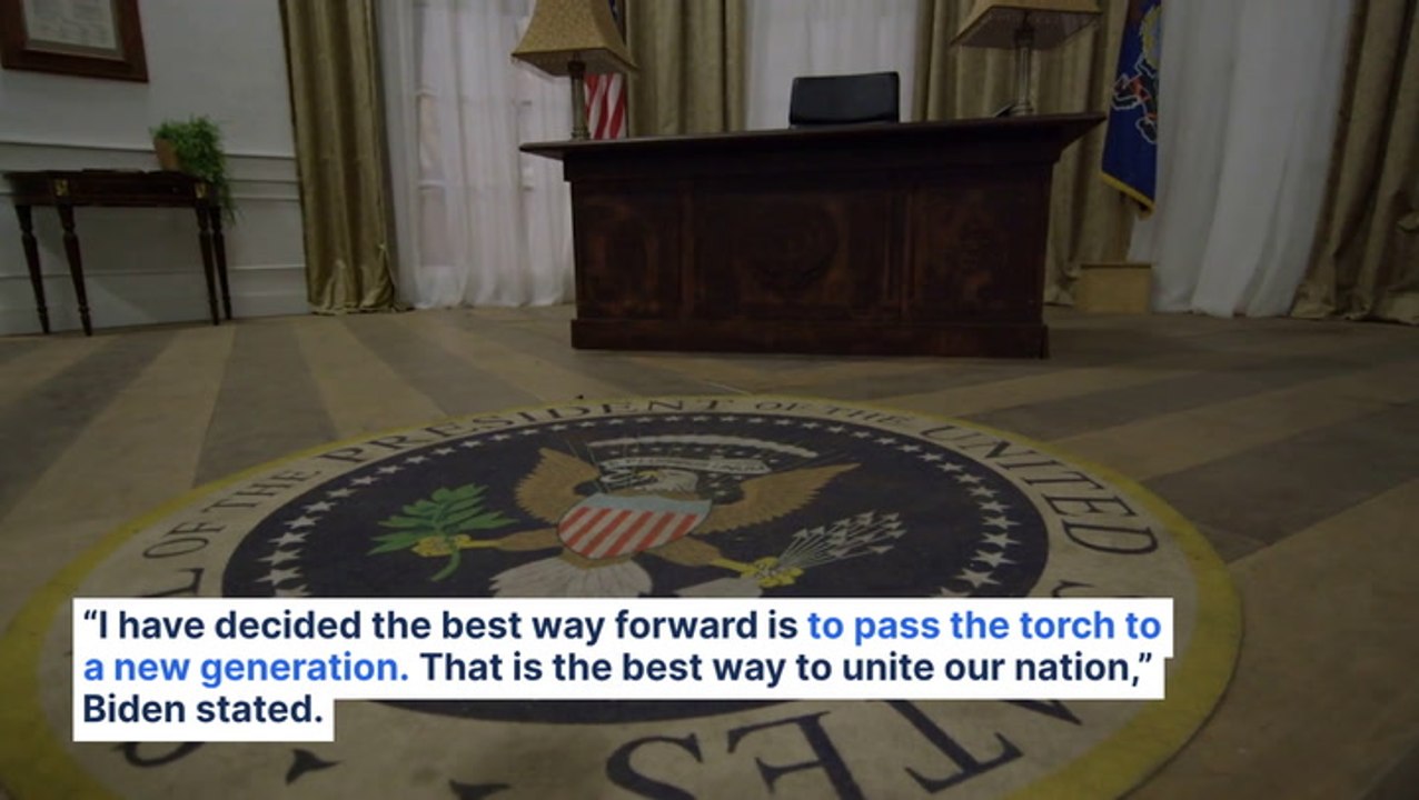 Biden Says "History Is In Your Hands" In Oval O...