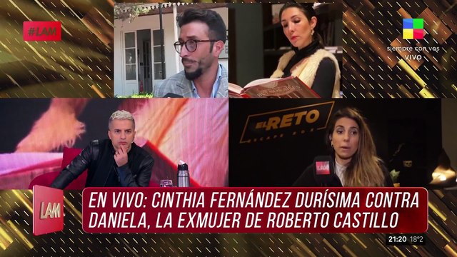 Cinthia Fernández atacó a la ex pareja de su novio Roberto Castillo: “Yo no estoy rompiendo ninguna familia”