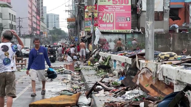 El tifón Gaemi avanza debilitado hacia China tras dejar muertos en Filipinas y Taiwán