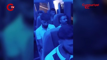 Mersin'de terör örgütü lehine slogan atan 10 şüpheli tutuklandı