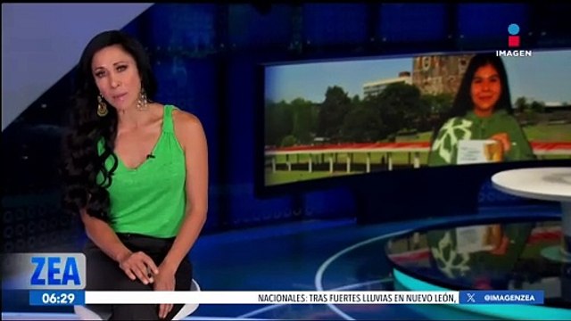 Ella es Mariana, joven que realizó un examen perfecto para ingresar a la UNAM