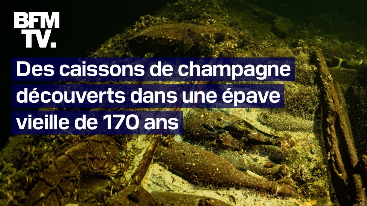 Des caissons de champagne découverts sur une ép...