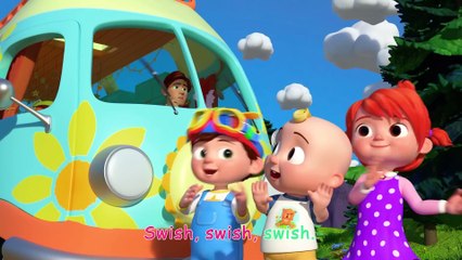 Wheels on the Camper Van - CoComelon Nursery Rhymes & Kids Songs