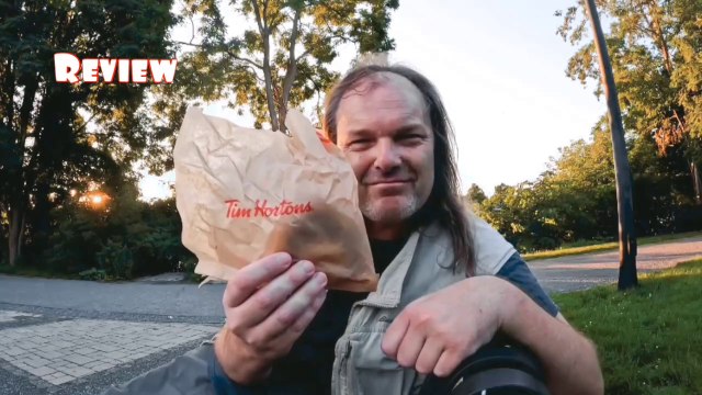 New Tim Hortons maple croissant bacon cheddar Review