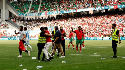 Argentine-Maroc (1-2) aux JO : envahissement, interruption... récit d’une fin de match folle