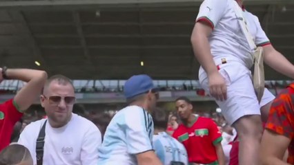 Husband's shocking actions towards his wife after Argentina's goal stun everyone