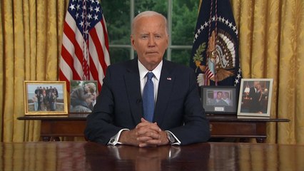 바이든 "새로운 세대에 횃불 넘겨야"...대통령직 사퇴 요구 일축 / YTN