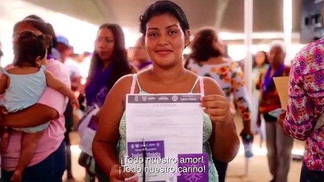 El Estado de Guerrego y Baja California entregan la Tarjeta Violeta a las mujeres jefas de familia