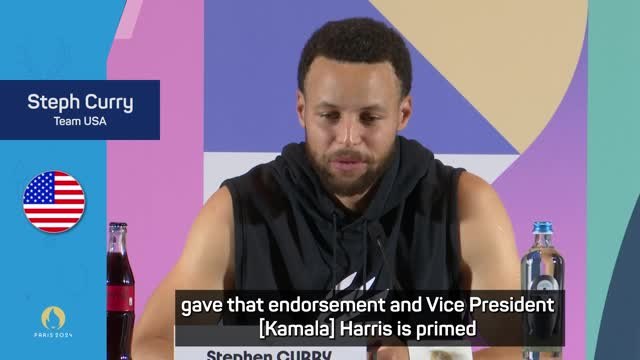 Steph Curry endorses Kamala Harris for US President