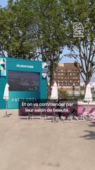 Découvrez avec nous le salon de beauté du village olympique en images