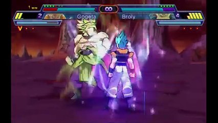 Dragon Ball Z Shin Budokai 2 - Gogeta SSGSS VS Broly #Budokai RJ Anda #ShinBudokai #dragonballgame