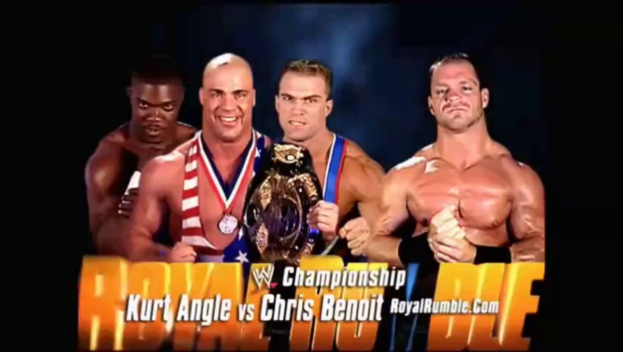 WWE Royal Rumble 2003 - Kurt Angle vs Chris Benoit (WWE Championship)