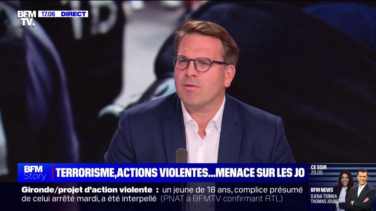 Sécurité des Jeux olympiques: "Sur le premier semestre, les chiffres sont bons sur les atteintes aux biens et aux personnes", indique Geoffroy Boulard (maire LR du XVIIe arrondissement de Paris)