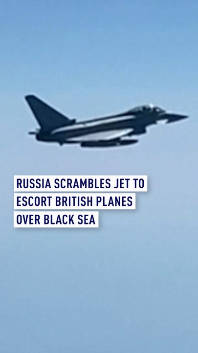 Russia scrambles jet to escort British planes over Black Sea