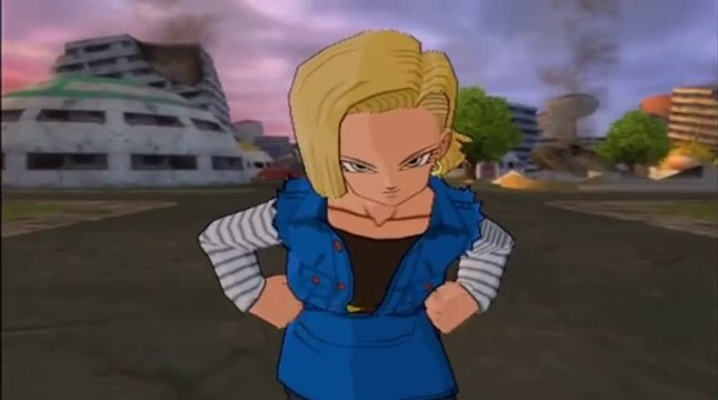 Dragon Ball Z Budokai Tenkaichi 3 - N18 VS Trunks (Futuro) #dragonballgame RJ ANDA