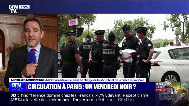 JO: les grilles installées dans les rues près de la Seine vont commencer à être retirées dès la nuit qui suit la cérémonie d'ouverture , indique l'adjoint à la maire de Paris en charge de la sécurité