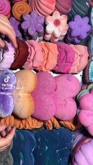 Crushed chalk and clay