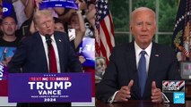 Trump y Biden se pronunciaron por primera vez desde que Kamala Harris es precandidata presidencial