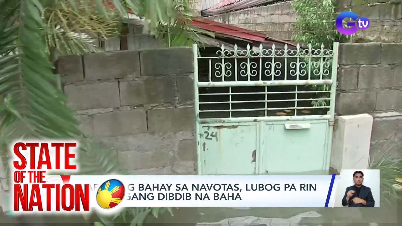 Maraming bahay sa Navotas, lubog pa rin sa hanggang dibdib na baha | SONA