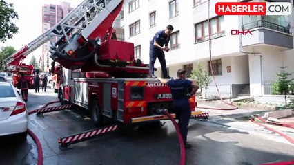 8 yaşındaki çocuk alevlerin içinde mahsur kaldı! Üzerine su döküp ıslak bezle korundu