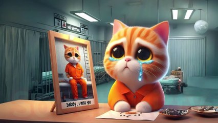 Broken family reunited One kitten's unlikely friendship saves his cat dad #cat #cute #socutekitty #aicats #ai