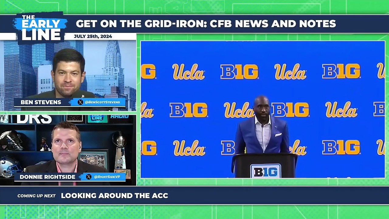 Big Ten and ACC NCAA College Football Media Day...