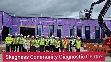 Tour of new £15m diagnostic centre works in Skegness
