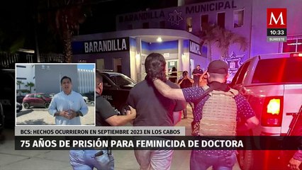 Dan 75 años de prisión al feminicida de la Doctora Alí Jasel en Baja California