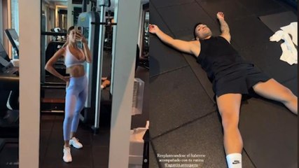 Lautaro Martinez distrutto dopo l'allenamento con Agustina